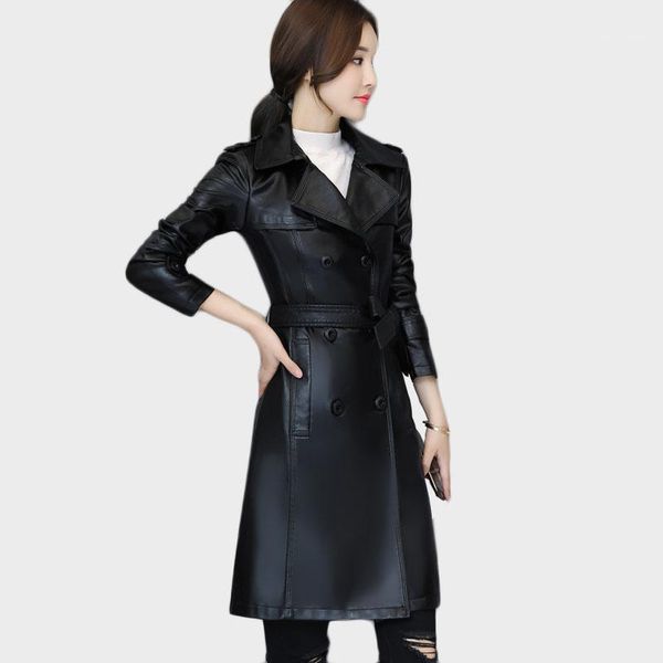 european fashion women leather clothes black leather coat women clothing autumn / winter trench coat
european fashion women leather clothes black leather coat women clothing autumn / winter trench coat