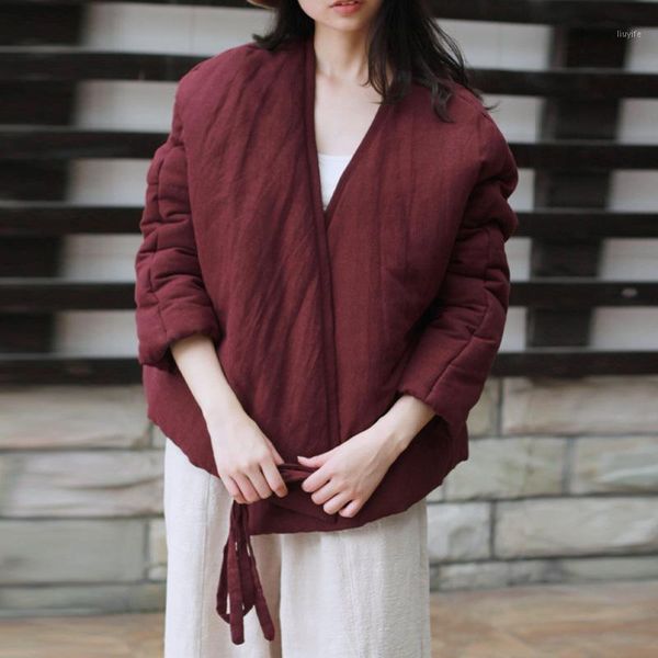 johnature new winter solid color belt asymmetric length women warm clothing 2019 casual vintage long sleeve female thick coats1, Tan;black
johnature new winter solid color belt asymmetric length women warm clothing 2019 casual vintage long sleeve female thick coats1, Tan;black