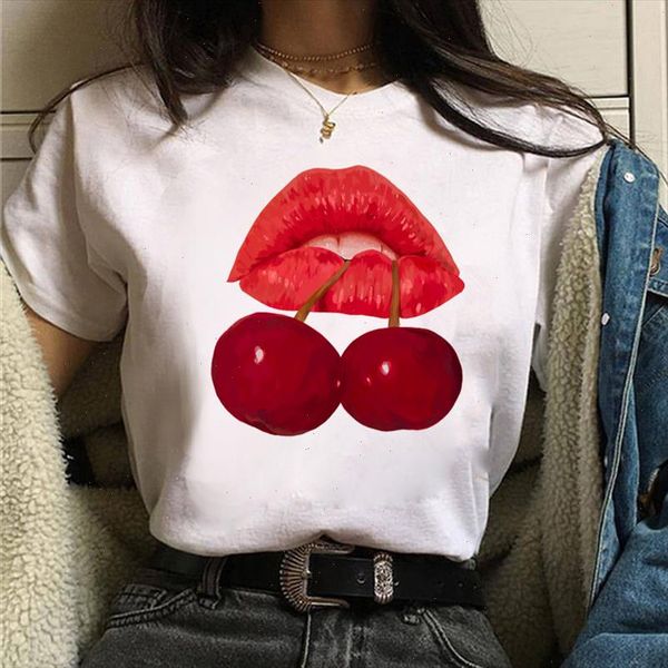 cherry and lips print t shirt new fashion women t shirt harajuku female graphic tee ladies cute tee shirt white t
cherry and lips print t shirt new fashion women t shirt harajuku female graphic tee ladies cute tee shirt white t