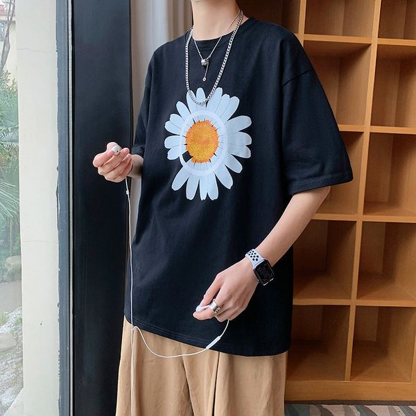 2020 men's short sleeve loose trend lovers' printed t-shirt casual wear t611, White;black
2020 men's short sleeve loose trend lovers' printed t-shirt casual wear t611, White;black