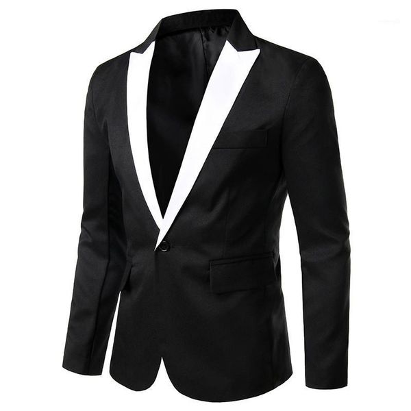 men's leisure suits long sleeve men blazer business wedding evening party suits single button slim fit blazers s-2xl1, White;black
men's leisure suits long sleeve men blazer business wedding evening party suits single button slim fit blazers s-2xl1, White;black