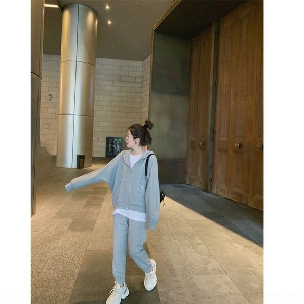 yjtcs 2020 new early autumn style western style street fried small korean two-piece autumn suit elegant goddess suit nwseg, Gray
yjtcs 2020 new early autumn style western style street fried small korean two-piece autumn suit elegant goddess suit nwseg, Gray