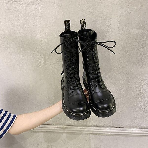 rock shoes woman lace up round toe lolita boots luxury designer boots-women fashion med ladies ankle rubber 2021 solid basic1, Black
rock shoes woman lace up round toe lolita boots luxury designer boots-women fashion med ladies ankle rubber 2021 solid basic1, Black