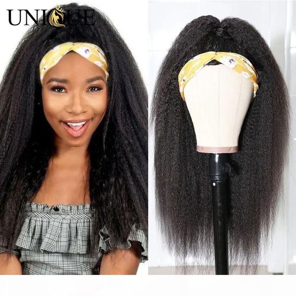 headband human hair wig kinky straight none lace front wigs glueless brizilian hair machine made headband wig for black women, Black;brown
headband human hair wig kinky straight none lace front wigs glueless brizilian hair machine made headband wig for black women, Black;brown