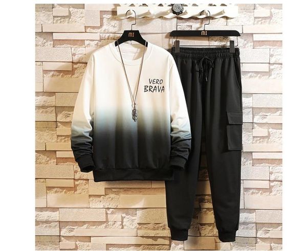 2020 spring and autumn new men's casual hip-hop loose sports suit male student dance dance suit two-piece, Black;blue
2020 spring and autumn new men's casual hip-hop loose sports suit male student dance dance suit two-piece, Black;blue