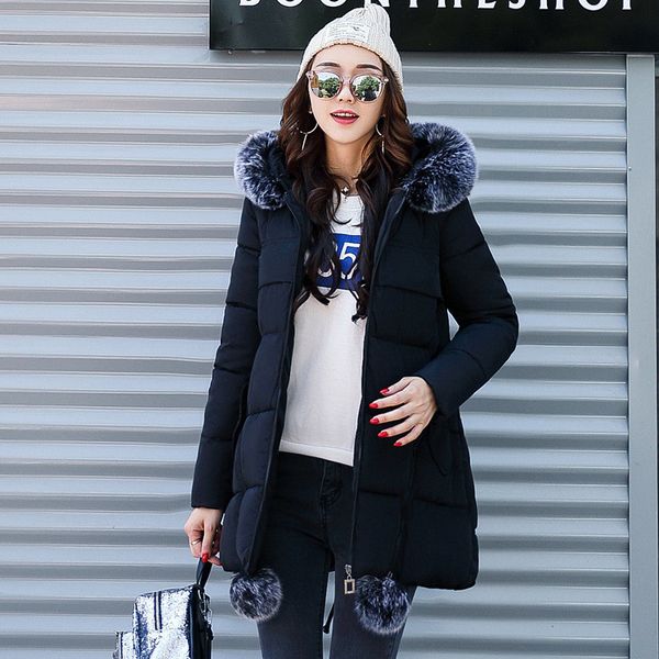 2021 new parkas winter female jacket plus medium-sized wadded jackets thick fur collar with hood cotton parka mujer wxf217 ex4e, Black
2021 new parkas winter female jacket plus medium-sized wadded jackets thick fur collar with hood cotton parka mujer wxf217 ex4e, Black