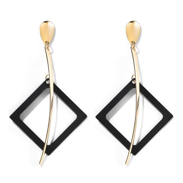 dangle & chandelier wybu simple style black matte square pendant drop earring for women light golden long line earing water stud ear jewelry, Silver
dangle & chandelier wybu simple style black matte square pendant drop earring for women light golden long line earing water stud ear jewelry, Silver