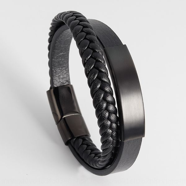 titanium steel rope men's stainless steel leather braided handmade multilayer leather bracelet jewelry bracelet bracelet z0pdn, Golden;silver
titanium steel rope men's stainless steel leather braided handmade multilayer leather bracelet jewelry bracelet bracelet z0pdn, Golden;silver