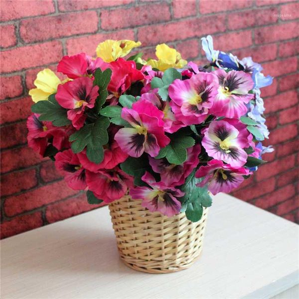1 pc artificial flowers silk flower pansy wedding party table garden decoration home decor simulation fake flowers1
1 pc artificial flowers silk flower pansy wedding party table garden decoration home decor simulation fake flowers1