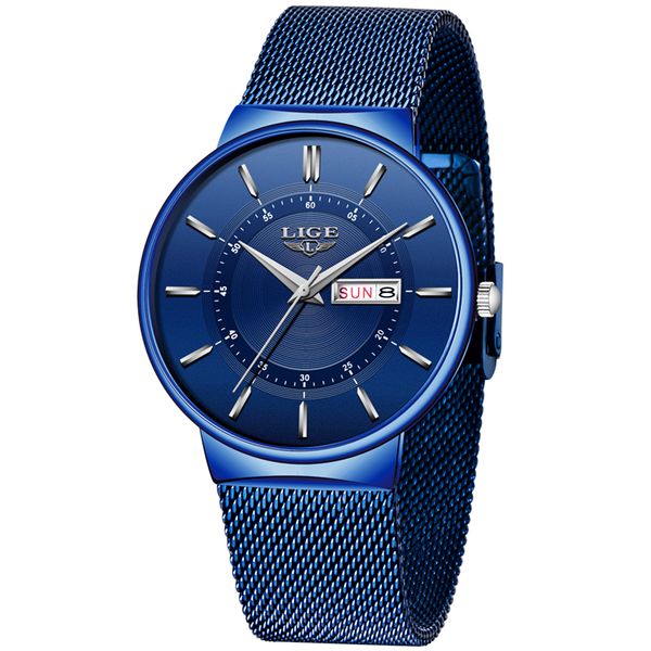 2020 new blue quartz clock lige mens watches watch for men simple all steel waterproof wrist watch reloj hombre, Slivery;brown
2020 new blue quartz clock lige mens watches watch for men simple all steel waterproof wrist watch reloj hombre, Slivery;brown