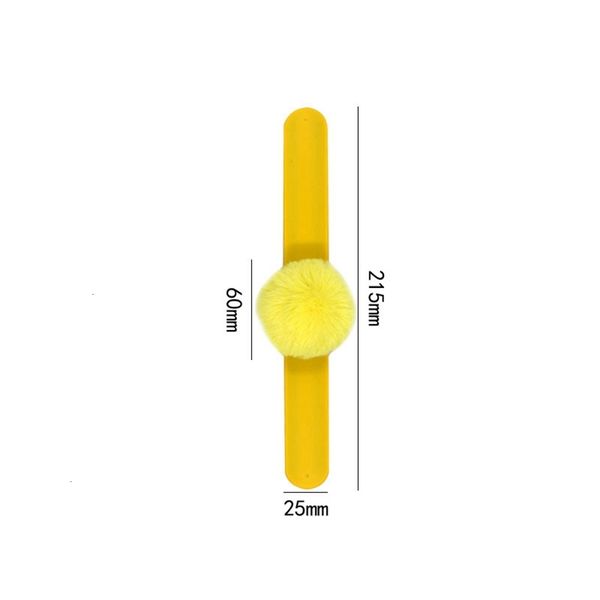 colors pompon clap wristband cute kids beautysolid silicone slap snap bracelet baby jewelry party festival gift tta1801, Silver
colors pompon clap wristband cute kids beautysolid silicone slap snap bracelet baby jewelry party festival gift tta1801, Silver