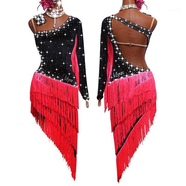 latin dance dress shiny rhinestone black velvet fringed competition dresses salsa rumba chacha samba stage show wear lady dn35411, Black;red
latin dance dress shiny rhinestone black velvet fringed competition dresses salsa rumba chacha samba stage show wear lady dn35411, Black;red