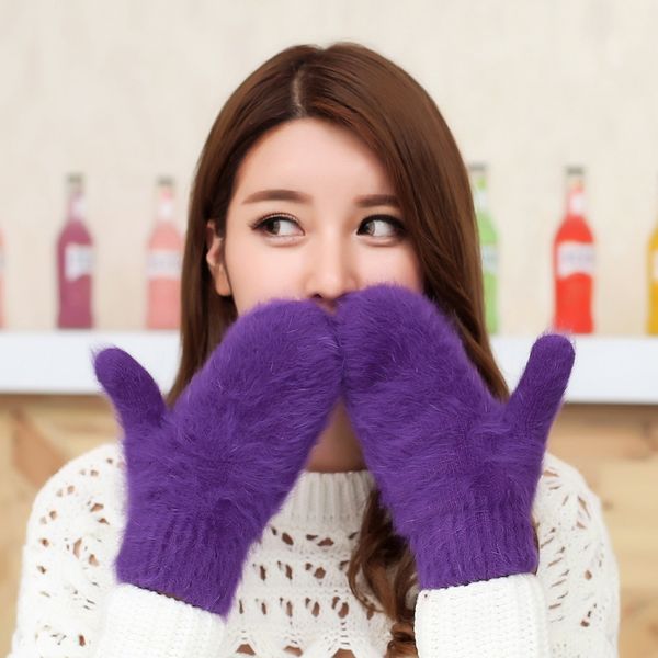 merry christmas gifts winter women rabbit fur soft mittens wrist warm gloves luvas feminina 7color, Blue;gray
merry christmas gifts winter women rabbit fur soft mittens wrist warm gloves luvas feminina 7color, Blue;gray