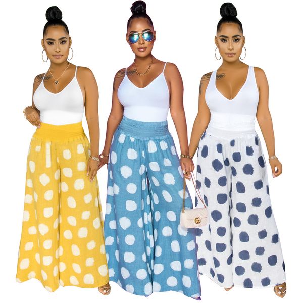 pants spot 2021 european and american women's fashion polka-dot wide-leg casual, Black;white
pants spot 2021 european and american women's fashion polka-dot wide-leg casual, Black;white