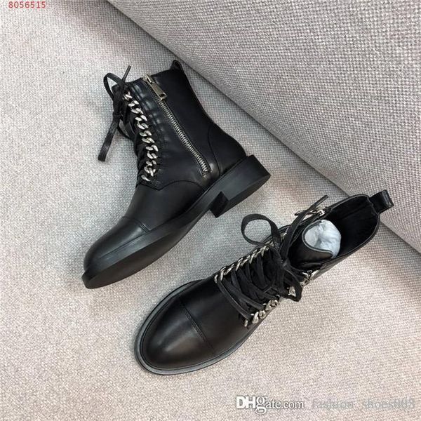 early fall new metal elements chain leather ankle boots, black stylish casual low heel leather half boots size 35-41
early fall new metal elements chain leather ankle boots, black stylish casual low heel leather half boots size 35-41