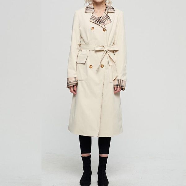 vogue trench coat oversized double breasted women long coat windbreaker female long sleeve adjustable belt high quality, Tan;black
vogue trench coat oversized double breasted women long coat windbreaker female long sleeve adjustable belt high quality, Tan;black