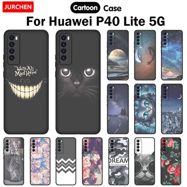 jurchen huawei p40 lite 5g soft silicon sheath, black shell, with fashionable pattern, suitable for huawei p40 lite 5g mobile phone
jurchen huawei p40 lite 5g soft silicon sheath, black shell, with fashionable pattern, suitable for huawei p40 lite 5g mobile phone