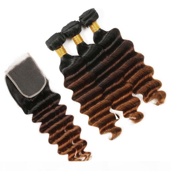 black brown auburn 3tone ombre peruvian virgin human hair weave bundles with closure #1b 4 30 auburn ombre deep wave 4x4 lace closure
black brown auburn 3tone ombre peruvian virgin human hair weave bundles with closure #1b 4 30 auburn ombre deep wave 4x4 lace closure