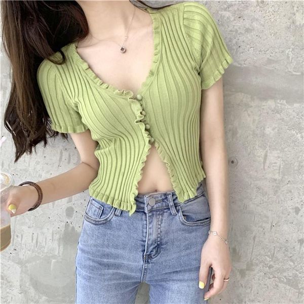 women's knits & tees beauty autumn sweet chic 7 colours knitted shirts women casual v-neck single breasted good elasticity cardigan, White
women's knits & tees beauty autumn sweet chic 7 colours knitted shirts women casual v-neck single breasted good elasticity cardigan, White