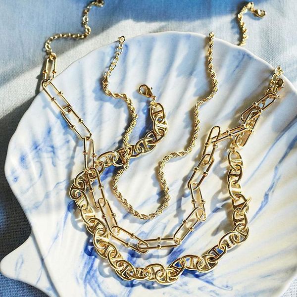 hellodr new trendy chain necklace copper necklace women punk statement chunky thick linked choker jewelry party hip hop, Silver
hellodr new trendy chain necklace copper necklace women punk statement chunky thick linked choker jewelry party hip hop, Silver