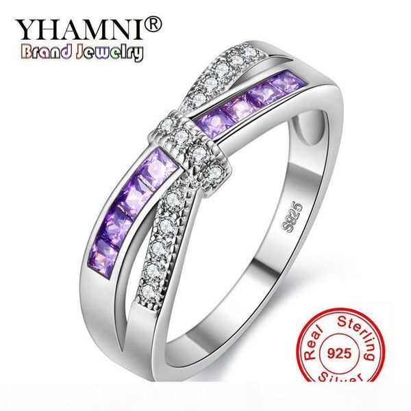 yhamni silver rings for women engagement wedding ring purple pink blue diamond rings pure 925 sterling silver fashion jewelry q-j004, Slivery;golden
yhamni silver rings for women engagement wedding ring purple pink blue diamond rings pure 925 sterling silver fashion jewelry q-j004, Slivery;golden