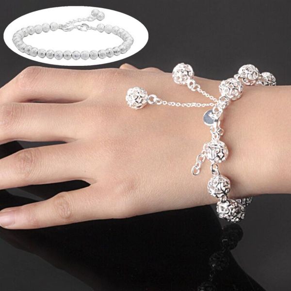 link, chain 1pc girls women fashion silver color bead bracelet hollow out bracelets for crystal bangles christmas jewelry gift, Black
link, chain 1pc girls women fashion silver color bead bracelet hollow out bracelets for crystal bangles christmas jewelry gift, Black