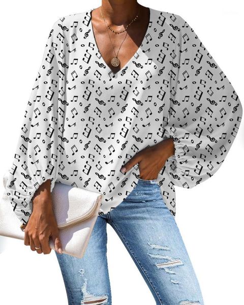cute sketchy music note design women blouse v-neck casual shirts loose blouses female long sleeve streetwear blusas mujer1, White
cute sketchy music note design women blouse v-neck casual shirts loose blouses female long sleeve streetwear blusas mujer1, White