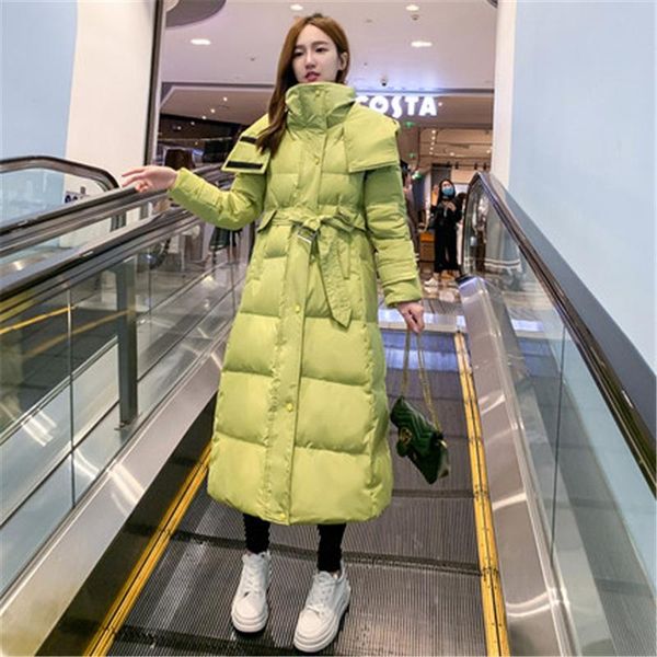 women's down & parkas cotton coat 2021 winter parka women slim long over-the-knee fashionable thick padded jacket m123, Black
women's down & parkas cotton coat 2021 winter parka women slim long over-the-knee fashionable thick padded jacket m123, Black
