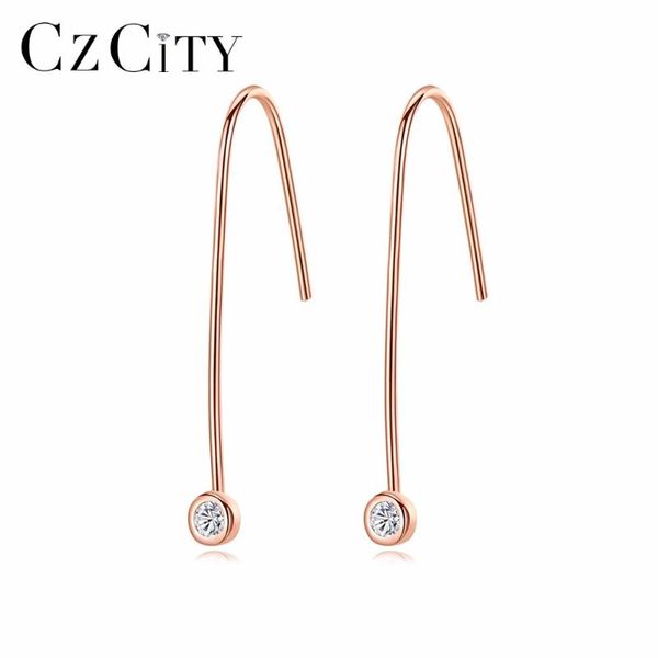 dangle & chandelier czcity long drop earrings for women small zircon stone inlaid fashion style rose gold 925 sterling-silver jewelry access
dangle & chandelier czcity long drop earrings for women small zircon stone inlaid fashion style rose gold 925 sterling-silver jewelry access