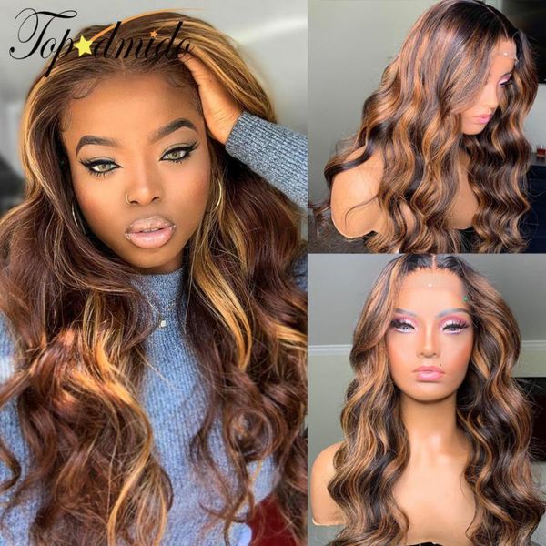 dmido 13x6 lace front wigs with baby hair highlight color remy human hair wigs body wave glueless lace, Black;brown
dmido 13x6 lace front wigs with baby hair highlight color remy human hair wigs body wave glueless lace, Black;brown