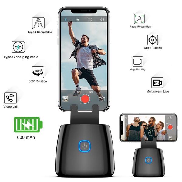 capture genie rechargeable 360 rotation face tracking selfie stick tripod object tracking holder camera gimbal for vlog video
capture genie rechargeable 360 rotation face tracking selfie stick tripod object tracking holder camera gimbal for vlog video