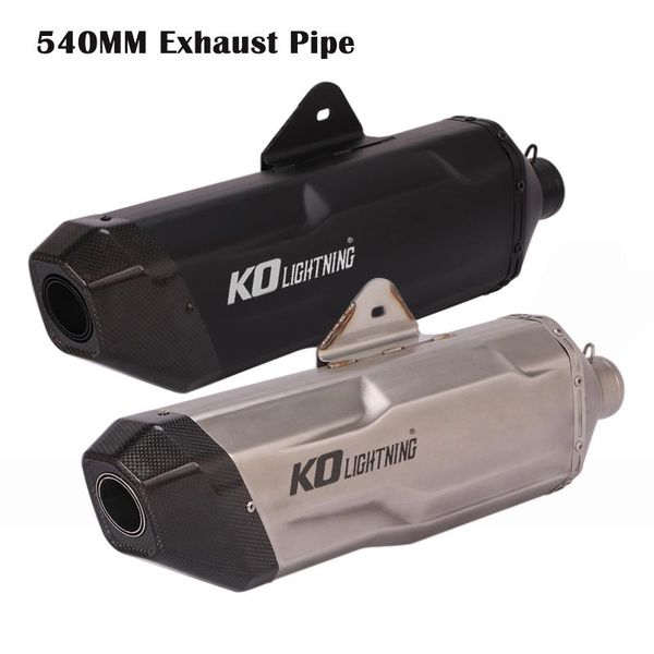 motorcycle exhaust system 540mm dirt bike atv tips large muffler tail pipe black universal 38-51mm
motorcycle exhaust system 540mm dirt bike atv tips large muffler tail pipe black universal 38-51mm