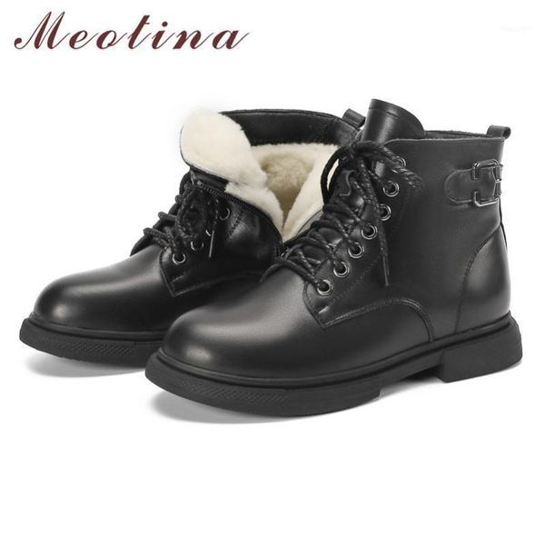 boots meotina natural wool fur real leather platform flats ankle women motorcycle shoes buckle zip cross tied short1, Black
boots meotina natural wool fur real leather platform flats ankle women motorcycle shoes buckle zip cross tied short1, Black