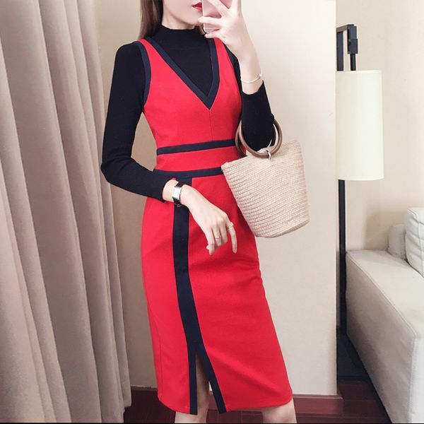 early shoulder wool wool autumn and winter 2020 women's new shoulder belt skirt two sets fashion korean woolen dress small fragrance ri, Black;gray
early shoulder wool wool autumn and winter 2020 women's new shoulder belt skirt two sets fashion korean woolen dress small fragrance ri, Black;gray