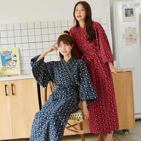 xifer autumn women sleepwear 2020 japanese new lace-up nightgown floral cotton long-sleeved women loose robe homewear1, Black;red
xifer autumn women sleepwear 2020 japanese new lace-up nightgown floral cotton long-sleeved women loose robe homewear1, Black;red