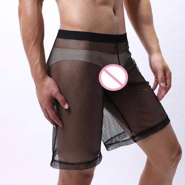 mens lounge pajama sleep bottoms mesh underwear long shorts bikini boxers comfy home sleepwear gay male lingerie underpants1, Black;brown
mens lounge pajama sleep bottoms mesh underwear long shorts bikini boxers comfy home sleepwear gay male lingerie underpants1, Black;brown