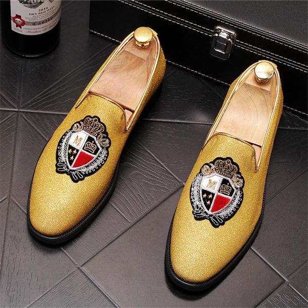 pointed toe embroidery badge crown flat shoes for men oxford chaussure male wedding dress prom homecoming shoes zapatos de novio, Black
pointed toe embroidery badge crown flat shoes for men oxford chaussure male wedding dress prom homecoming shoes zapatos de novio, Black