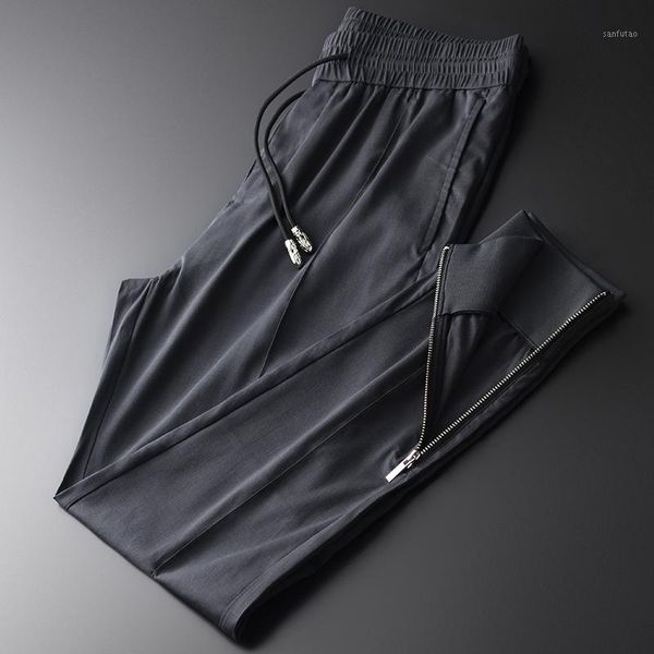 new lyocell mens pants foot mouth zipper design drawstring men pant plus size 4xl elastic waist slim fit mens trousers1, Black
new lyocell mens pants foot mouth zipper design drawstring men pant plus size 4xl elastic waist slim fit mens trousers1, Black