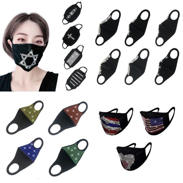 woman dustproof washable designer face reusable man masks breathable rhinestone black mask in stock
woman dustproof washable designer face reusable man masks breathable rhinestone black mask in stock
