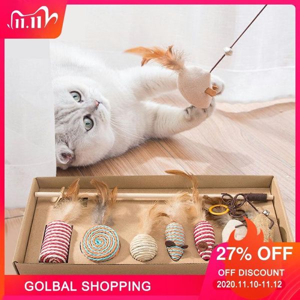 cat toys 7 style/1 set toy rope interactive stick funny cats kitten mouse fishing game wand feather pet supplies accessory
cat toys 7 style/1 set toy rope interactive stick funny cats kitten mouse fishing game wand feather pet supplies accessory