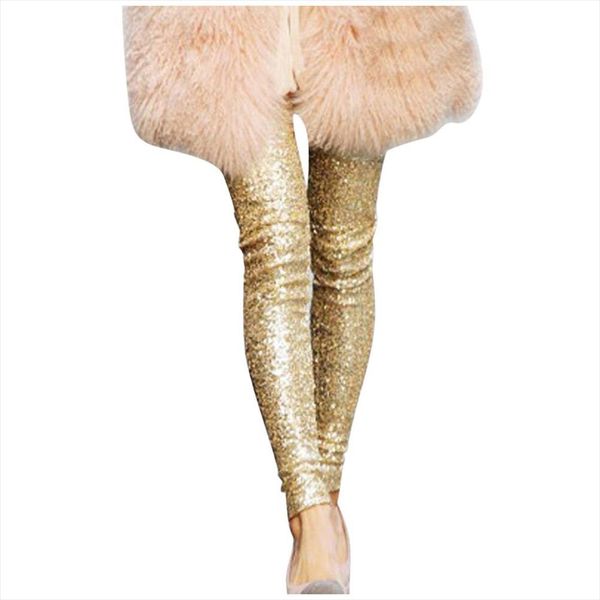 women leggings shiny sequin slim trousers plus size high waist leggings elastic trousers female stretch pencil pants, Black
women leggings shiny sequin slim trousers plus size high waist leggings elastic trousers female stretch pencil pants, Black