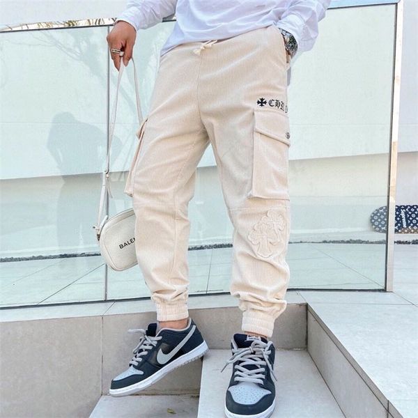 ch20 autumn and winter new fashion brand crosin leather cross sanskrit embroidered pants for men's casual overalls, Black
ch20 autumn and winter new fashion brand crosin leather cross sanskrit embroidered pants for men's casual overalls, Black