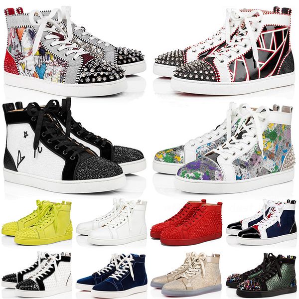 red bottoms 2021 new arrival luxurys platform junior spikes designer sneakers men women all black suede leather flat casual shoes 35-47
red bottoms 2021 new arrival luxurys platform junior spikes designer sneakers men women all black suede leather flat casual shoes 35-47