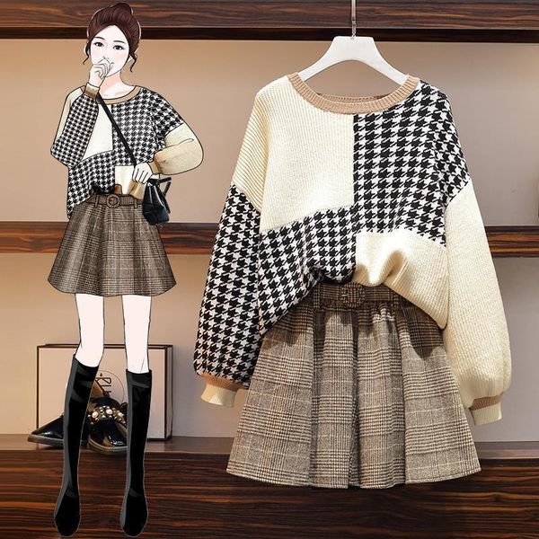 new 2 2021 two elegant female knitting splice pullover+ skirt suit work more size 4xl y465 ivs5, Gray
new 2 2021 two elegant female knitting splice pullover+ skirt suit work more size 4xl y465 ivs5, Gray
