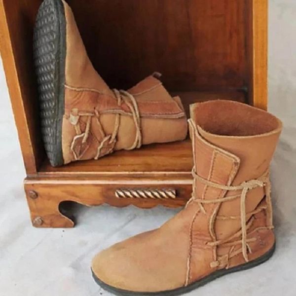 women martin boots pu leather lace up vintage ladies shoes autumn winter flat with platform western mid calf boots zapatos mujer, Black
women martin boots pu leather lace up vintage ladies shoes autumn winter flat with platform western mid calf boots zapatos mujer, Black