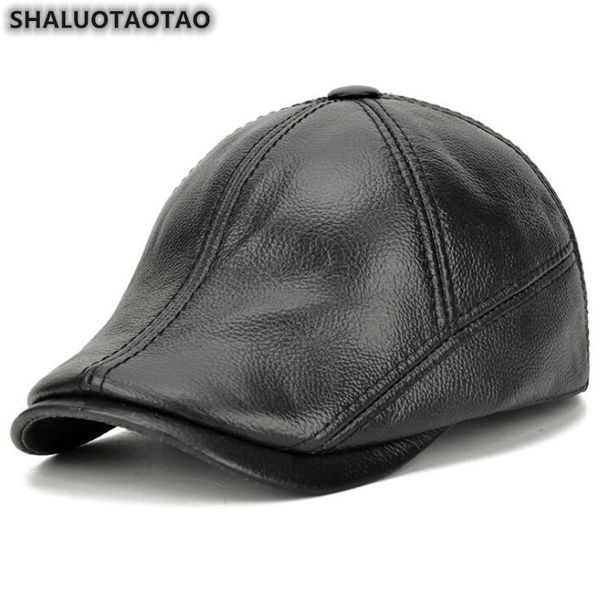 berets shaluotaotao genuine leather hat winter fashion cowhide thermal thicken ear protection adjustable size snapback cap men's, Blue;gray
berets shaluotaotao genuine leather hat winter fashion cowhide thermal thicken ear protection adjustable size snapback cap men's, Blue;gray