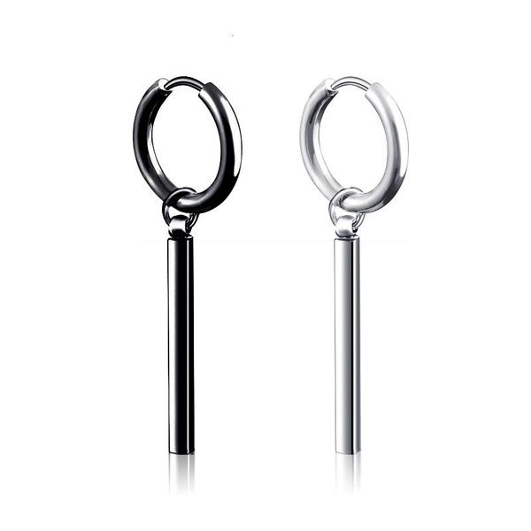 circle stainless steel punk earring man hip hop black tassel round stick dangle earrings piercing statement earring jewelry 1pcs, Silver
circle stainless steel punk earring man hip hop black tassel round stick dangle earrings piercing statement earring jewelry 1pcs, Silver