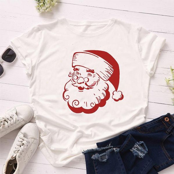 women cartoon santa claus new year print merry christmas womens t shirt t shirt female graphic tee tees shirt, White
women cartoon santa claus new year print merry christmas womens t shirt t shirt female graphic tee tees shirt, White