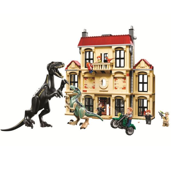 new jurassic park world dinosaur tyrannosaurus t. rex building block bricks toy for children christmas gifts
new jurassic park world dinosaur tyrannosaurus t. rex building block bricks toy for children christmas gifts
