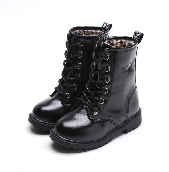 new girl leather martin shoes for children non-slip warm fashion soft bottom boys girls boots kids sneakers, Black;red
new girl leather martin shoes for children non-slip warm fashion soft bottom boys girls boots kids sneakers, Black;red